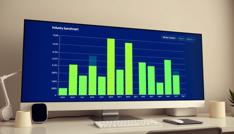 Industry conversion rate benchmark chart showing average Shopify CR by traffic source, device type, and product category for 2026