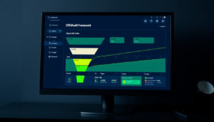 Shopify store CRO audit framework identifying revenue leaks across the full funnel from traffic to checkout