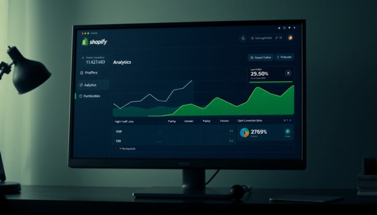 Shopify analytics showing high traffic with low conversion rate and the key optimization fixes to turn visitors into buyers