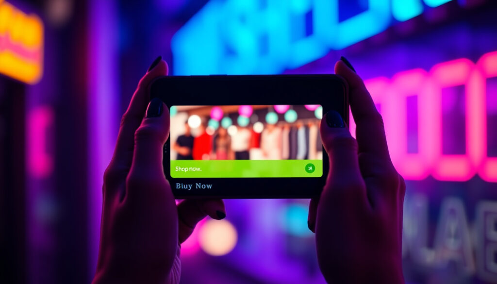 TikTok Shop product listing page integrated with Shopify showing in-app purchase flow and affiliate creator performance dashboard