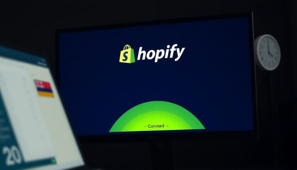 Shopify product page with AI-powered personalisation elements highlighted including dynamic pricing, recommended products, and personalised headlines