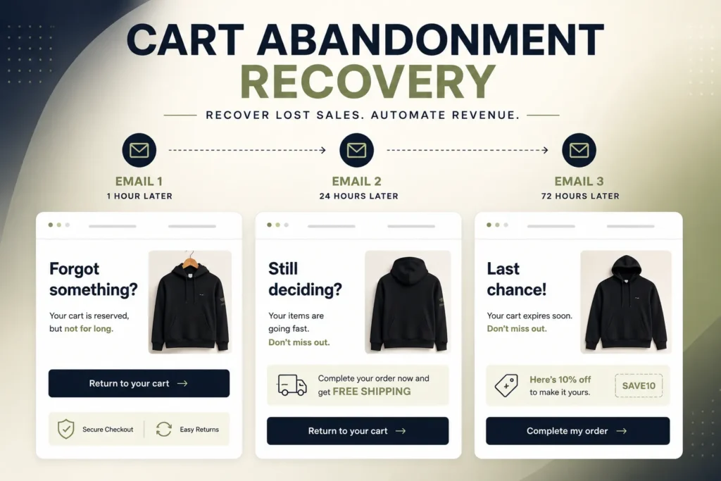 Cart Abandonment Recovery for Shopify Stores